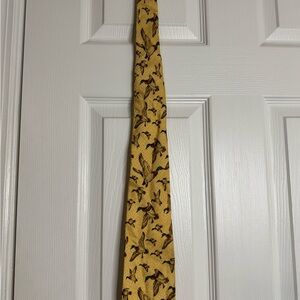 Ralph Lauren chaps Yellow Tie with duck Design